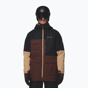 Geacă de snowboard pentru bărbați Columbia Coreshot tobacco/black/canoe