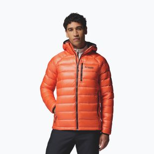 Geacă cu puf pentru bărbați Columbia Arctic Crest Down Hooded zing