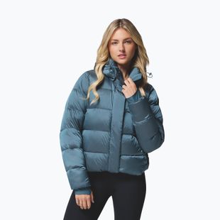 Geacă cu puf pentru femei Columbia Amaze Puff Hooded everblue high shine