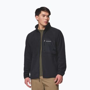 Bluză fleece pentru bărbați Columbia Fast Trek Overlay Full Zip black
