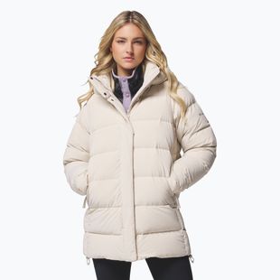 Geacă cu puf pentru femei Columbia Amaze Puff Mid Hooded dark stone