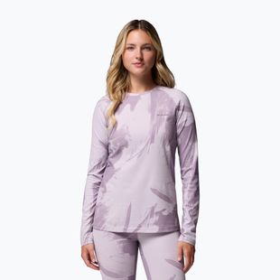 Longsleeve termoactiv pentru femei Columbia Omni-Heat Infinity Knit shale purple snowflight tonal