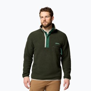 Bluză fleece pentru bărbați Columbia Helvetia II Half Snap Fleece greenspace