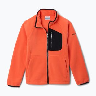 Bluză fleece pentru copii Columbia Fast Trek IV Fleece Full Zip zing/black