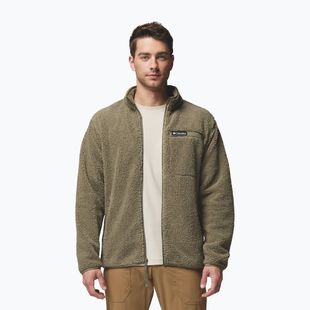 Bluză pentru bărbați Columbia Rugged Ridge High Pile Full Zip stone green