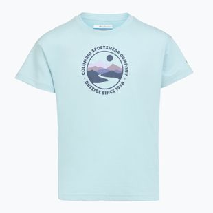 Tricou pentru copii Columbia Mission Lake II SS Graphic marine light/bubbly scoped view