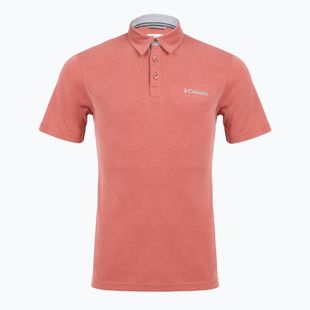 Tricou pentru bărbați Columbia Nelson Point Polo washed red