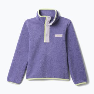 Bluză fleece pentru copii Columbia Halvetia II Half Snap Fleece stormwatch/lavender pearl