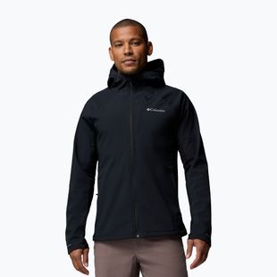 Geacă softshell pentru bărbați Columbia Trailborne black