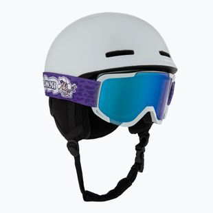 Cască de schi pentru copii Salomon Player Combo + Gogle XV Jr ice flow/ice flow mid blue