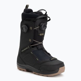 Încălțăminte de snowboard pentru bărbați Salomon Echo Dual Boa black/black/deep lichen green