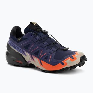 Încălțăminte de alergare pentru bărbați  Salomon Speedcross 6 GTX maritime blue/black/cherry tomato