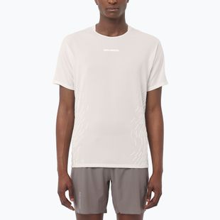 Tricou de alergare pentru bărbați Salomon Sense Aero GFX whisper white