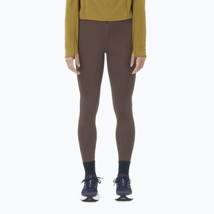 Colanți de alergare pentru femei Salomon SHAKEout Core 28" coffee bean