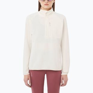 Bluză de drumeție pentru femei Salomon Essential Lightwarm Half Zip whisper white