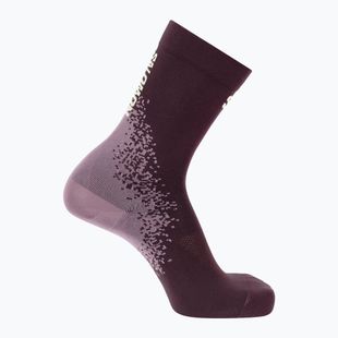 Șosete Salomon Gravel Crew butterfly/dusky orchid/huckleberry