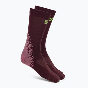 Șosete Salomon Gravel Crew butterfly/dusky orchid/huckleberry