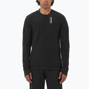 Bluză de alergare pentru bărbați Salomon Ultra Fleece Deep Black