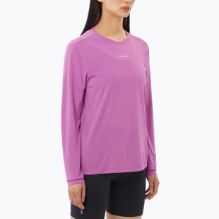 Longsleeve de alergare pentru femei Salomon Shakeout Core iris orchid