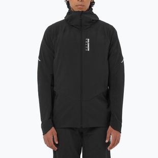 Geacă de alergare pentru bărbați Salomon Ultra Softshell Jacket deep black