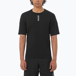 Tricou de alergare pentru bărbați  Salomon Ultra Tee deep black