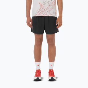 Pantaloni scurți de alergare pentru bărbați Salomon Sense Aero Stow 5" deep black