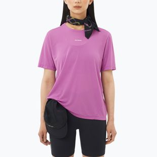 Tricou de alergare pentru femei Salomon Shakeout Core iris orchid