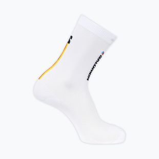 Șosete Salomon Pulse Race Flag Crew white