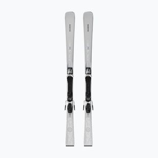 Schiuri de coborâre pentru femei + legături Salomon S/Max N°8 Silver + M10 GW silver met./glitter