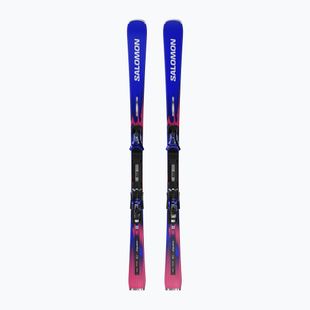 Schiuri de coborâre + legături Salomon Equipe SL 12 + I12 GW race blue/equipe red