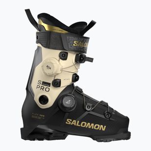 Încălțăminte de schi pentru femei Salomon S/PRO Supra Dual Boa 105 W black/ birch/gold met