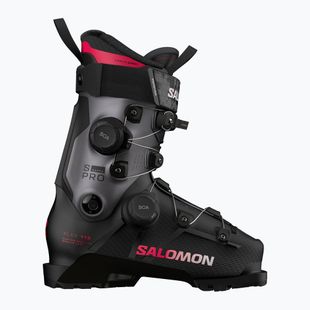 Încălțăminte de schi pentru femei Salomon S/PRO Supra Dual Boa 115 W black/beluga met/raspberry