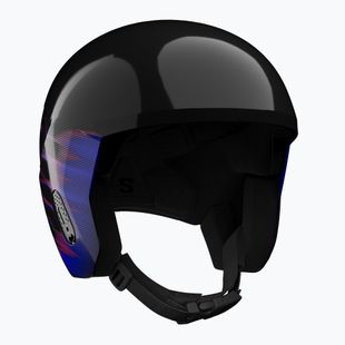 Cască de schi pentru copii Salomon Equipe Fis Jr black/flames