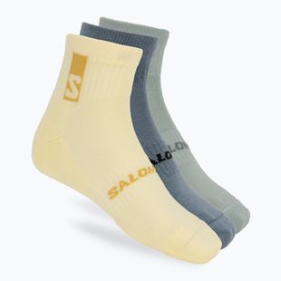 Șosete Salomon Everyday Ankle 3 pack dusty yellow/sea foam/stormy weather