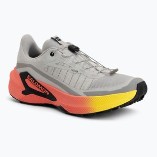 Încălțăminte de alergare pentru bărbați Salomon Genesis 2 gray violet/safety yellow
