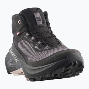 Încălțăminte de drumeție pentru femei Salomon Genesis Mid GTX black/dawn pink