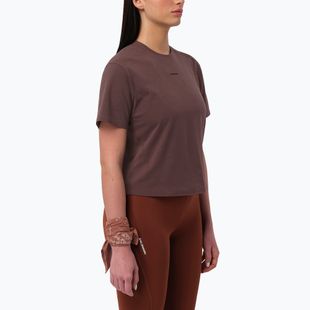 Tricou pentru femei Salomon Trackline coffee bean