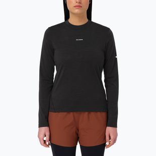Longsleeve de alergare pentru femei Salomon Sense Merino Tee LS deep black
