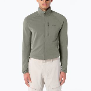 Bluză de trekking pentru bărbați Salomon Essential Lightwarm Full Zip castor gray