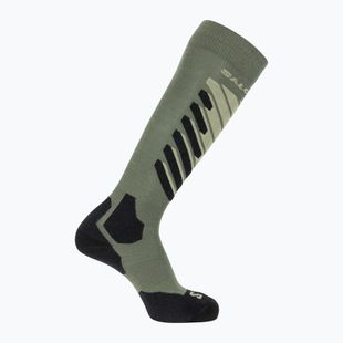 Șosete de schi Salomon S/Access deep lichen green/lime cream/black