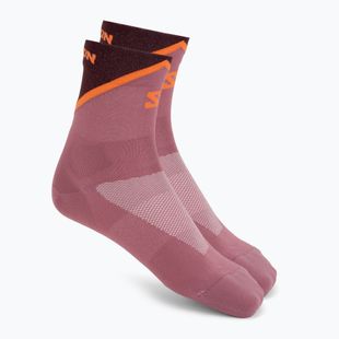 Șosete Salomon Pulse Ankle dusky orchid/huckleberry/dragon fire