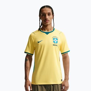 Tricou de fotbal pentru bărbați Nike Brazil 2026 Stadium Home Soccer Replica canary/light menta/geode teal
