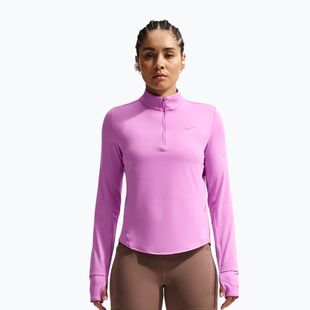 Bluză de alergare pentru femei Nike Swift Dri-FIT UV 1/4-Zip light magenta