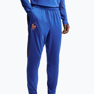 Pantaloni de fotbal pentru bărbați Nike FFF Strike game royal/metallic copper