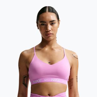 Sutien de antrenament Nike Dri-Fit Indy Light Support light magenta/light magenta/white
