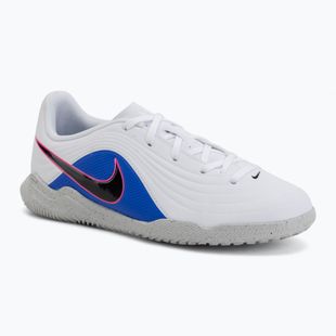 Încălțăminte de fotbal pentru copii Nike Tiempo Maestro Club Jr IC white/racer blue/pink blast/black