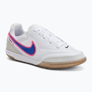 Încălțăminte de fotbal pentru copii Nike Tiempo Streetgato Jr white/pink blast/racer blue