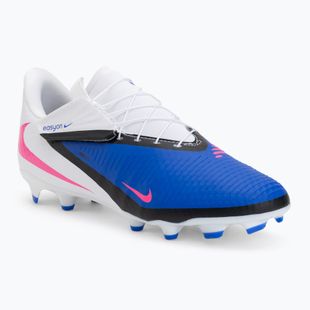 Încălțăminte de fotbal pentru bărbați Nike Phantom 6 Low Academy EasyOn FG/MG racer blue/white/pink blast