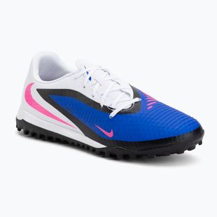 Ghete de fotbal pentru bărbați Nike Phantom 6 Low Academy TF racer blue/white/pink blast