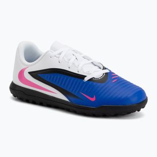 Încălțăminte de fotbal pentru copii Nike Jr. Phantom 6 Low Club TF racer blue/white/pink blast